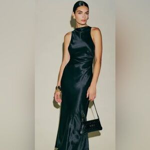 Reformation Casette silk dress